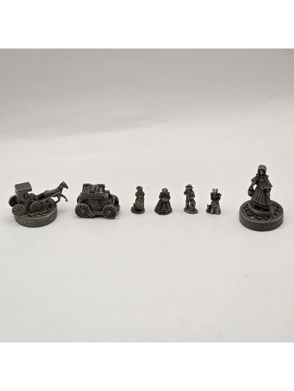 Vintage Pewter Miniature Collection - Liberty Falls and The Franklin Mint